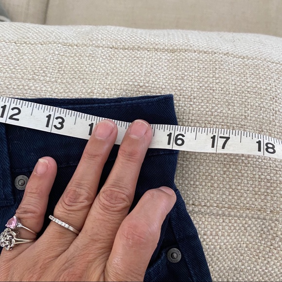 Gloria Vanderbilt Amanda Jeans women’s 8 Straight High Rise Dark blue jeans - Picture 7 of 7